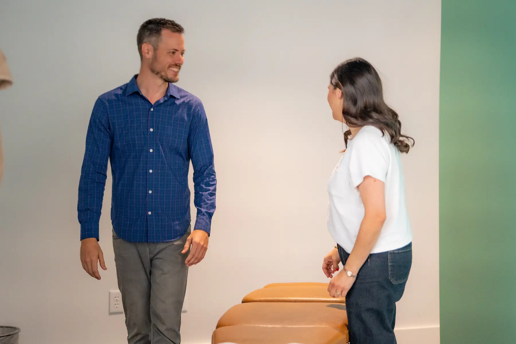 A patient visit with Dr. Michael Moss